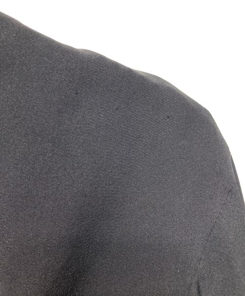 yohji yamamoto+noir（ヨウジヤマモトプリュスノアール）yohji yamamoto+noir (ヨウジヤマモトプリュスノアール) シルクロングボウタイデザインシャツ ブラック サイズ:3の古着・服飾アイテム