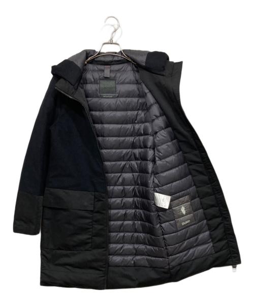 DUNO（デュノ）DUNO (デュノ) 切替ダウンコート ブラック サイズ:40の古着・服飾アイテム
