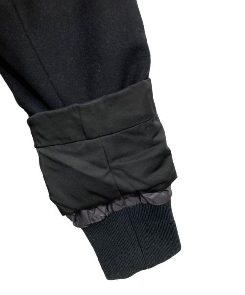 DUNO（デュノ）DUNO (デュノ) 切替ダウンコート ブラック サイズ:40の古着・服飾アイテム