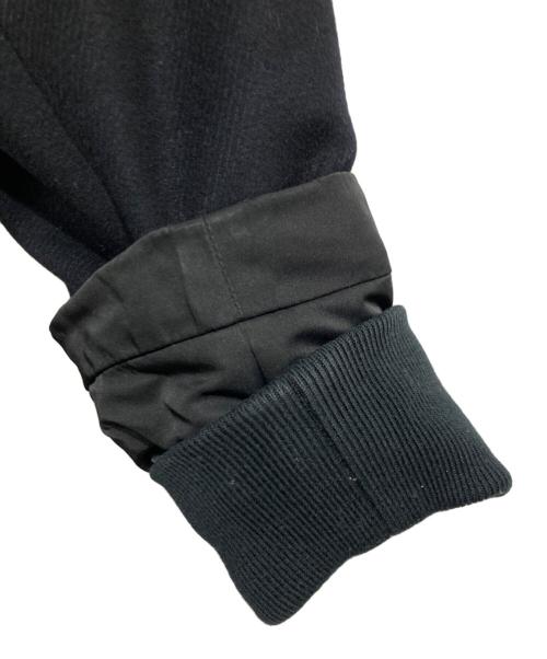 DUNO（デュノ）DUNO (デュノ) 切替ダウンコート ブラック サイズ:40の古着・服飾アイテム