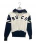 Buco（ブコ）の古着「ハーフジップスウェット」｜ホワイト×ブラック