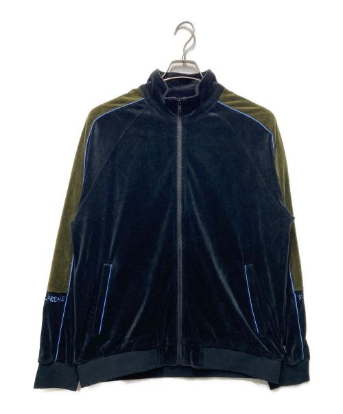 SUPREME（シュプリーム）Supreme (シュプリーム) VELOUR TRACK JACKET ブラック サイズ:Ｌの古着・服飾アイテム