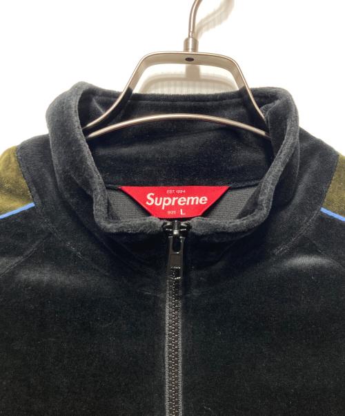 SUPREME（シュプリーム）Supreme (シュプリーム) VELOUR TRACK JACKET ブラック サイズ:Ｌの古着・服飾アイテム