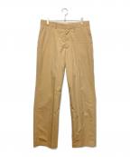 AURALEEオーラリー）の古着「FINX POLYESTER SLACKS」｜ブラウン