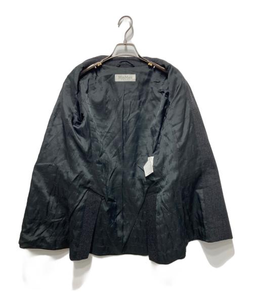 MaxMara（マックスマーラ）MaxMara (マックスマーラ) ウールカシミヤダブルジャケット グレー サイズ:40の古着・服飾アイテム