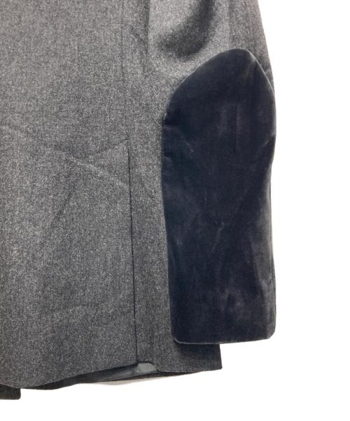 MaxMara（マックスマーラ）MaxMara (マックスマーラ) ウールカシミヤダブルジャケット グレー サイズ:40の古着・服飾アイテム