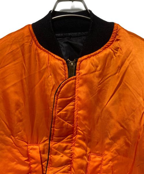 USAF（ユーエスエーエフ）USAF (ユーエスエーエフ) フライトジャケット ブラック サイズ:LARGE LONGの古着・服飾アイテム