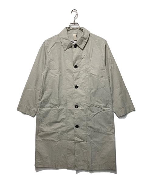 MHL（エムエイチエル）MHL (エムエイチエル) ステンカラーコート グレー サイズ:Sの古着・服飾アイテム