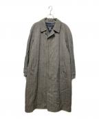 Burberry'sバーバリー）の古着「90'Sウールカシミヤヘリンボーンウールコート」｜グレー