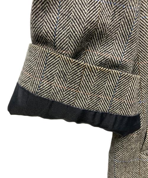 Burberry's（バーバリー）Burberry's (バーバリー) 90'Sウールカシミヤヘリンボーンウールコート グレー サイズ:無しの古着・服飾アイテム
