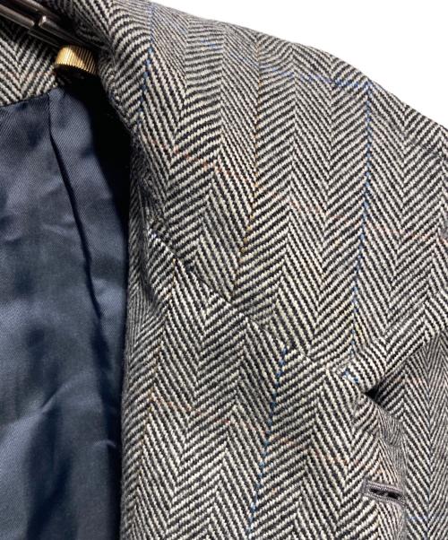 Burberry's（バーバリー）Burberry's (バーバリー) 90'Sウールカシミヤヘリンボーンウールコート グレー サイズ:無しの古着・服飾アイテム