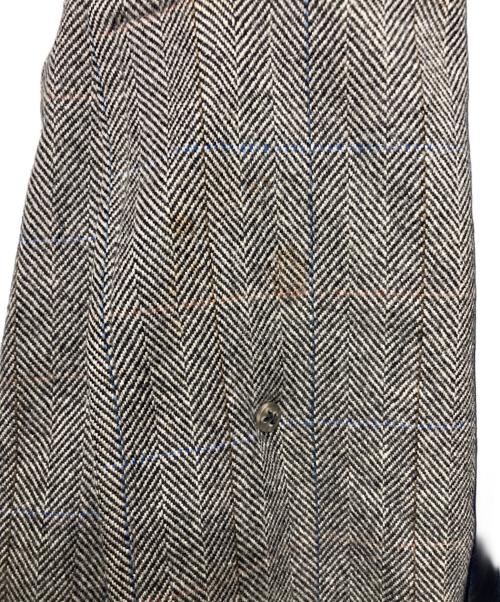 Burberry's（バーバリー）Burberry's (バーバリー) 90'Sウールカシミヤヘリンボーンウールコート グレー サイズ:無しの古着・服飾アイテム