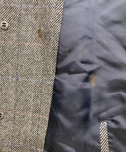 Burberry's（バーバリー）Burberry's (バーバリー) 90'Sウールカシミヤヘリンボーンウールコート グレー サイズ:無しの古着・服飾アイテム