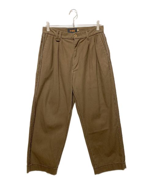 Voo（ボー）Voo (ボー) タックパンツ ブラウン サイズ:1の古着・服飾アイテム