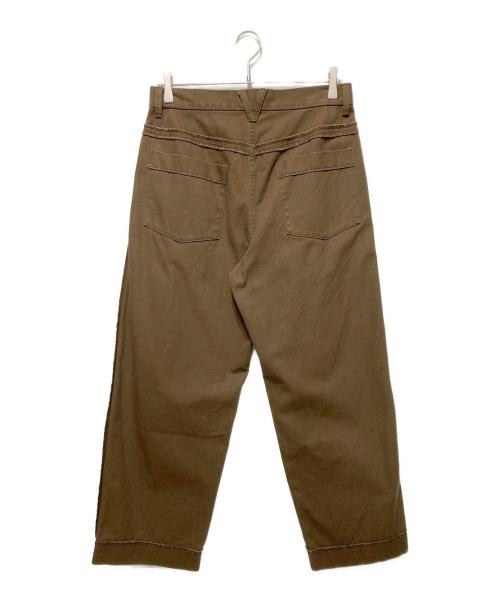 Voo（ボー）Voo (ボー) タックパンツ ブラウン サイズ:1の古着・服飾アイテム