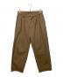 Voo（ボー）の古着「タックパンツ」｜ブラウン
