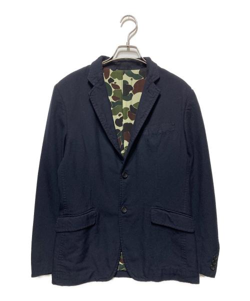 COMME des GARCONS HOMME（コムデギャルソン オム）COMME des GARCONS HOMME (コムデギャルソン オム) 2Bジャケット ネイビー サイズ:XSの古着・服飾アイテム