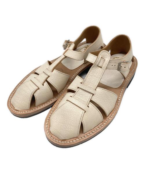 BRUSCHETTA（ブルスケッタ）BRUSCHETTA (ブルスケッタ) グルカサンダル ベージュ サイズ:44の古着・服飾アイテム