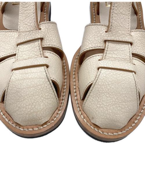 BRUSCHETTA（ブルスケッタ）BRUSCHETTA (ブルスケッタ) グルカサンダル ベージュ サイズ:44の古着・服飾アイテム