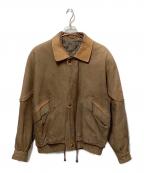 USEDユーズド）の古着「スエードブルゾン」｜ブラウン