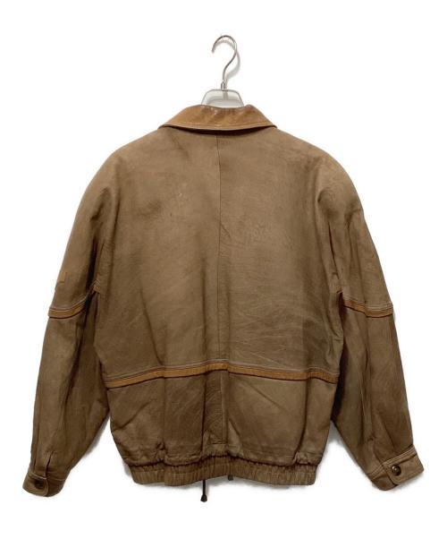 USED（ユーズド）USED (ユーズド) スエードブルゾン ブラウン サイズ:38の古着・服飾アイテム