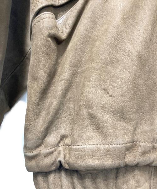 USED（ユーズド）USED (ユーズド) スエードブルゾン ブラウン サイズ:38の古着・服飾アイテム