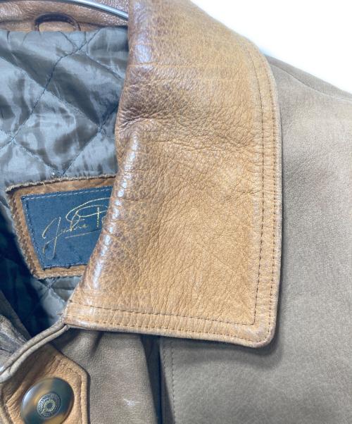 USED（ユーズド）USED (ユーズド) スエードブルゾン ブラウン サイズ:38の古着・服飾アイテム