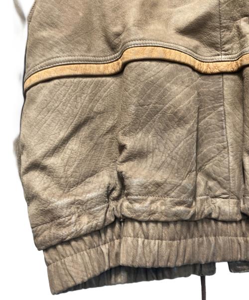 USED（ユーズド）USED (ユーズド) スエードブルゾン ブラウン サイズ:38の古着・服飾アイテム