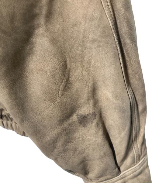 USED（ユーズド）USED (ユーズド) スエードブルゾン ブラウン サイズ:38の古着・服飾アイテム