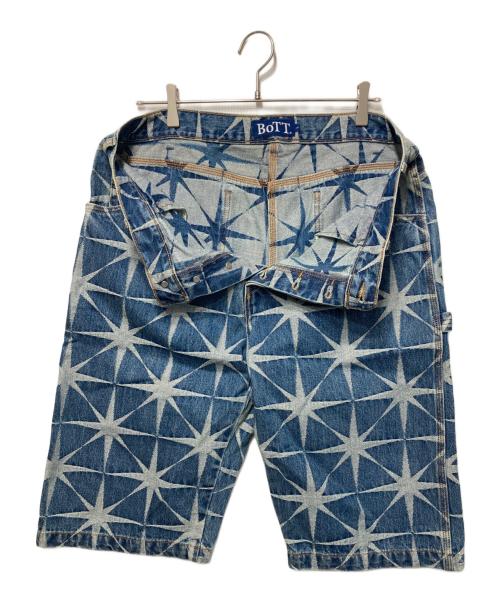BoTT（ボット）BoTT (ボット) デニムハーフパンツ インディゴ サイズ:Lの古着・服飾アイテム