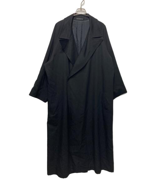 yohji yamamoto+noir（ヨウジヤマモトプリュスノアール）yohji yamamoto+noir (ヨウジヤマモトプリュスノアール) ロングコート ブラック サイズ:3の古着・服飾アイテム