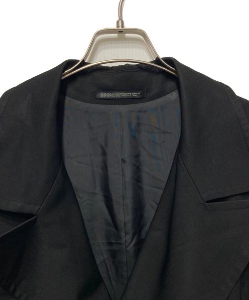 yohji yamamoto+noir（ヨウジヤマモトプリュスノアール）yohji yamamoto+noir (ヨウジヤマモトプリュスノアール) ロングコート ブラック サイズ:3の古着・服飾アイテム