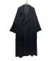 yohji yamamoto+noir（ヨウジヤマモトプリュスノアール）の古着「ロングコート」｜ブラック