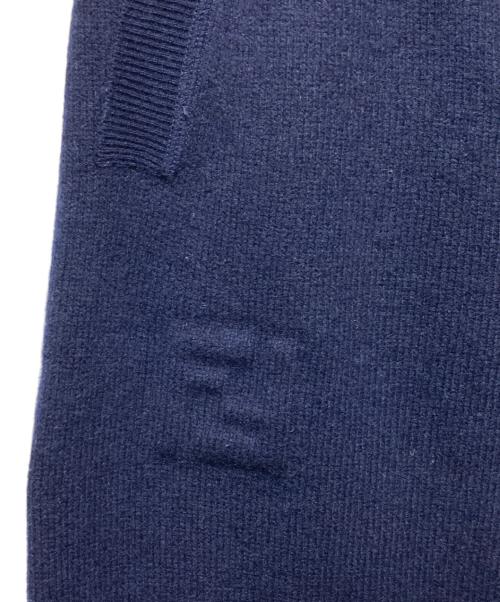 FENDI（フェンディ）FENDI (フェンディ) カシミヤウールパンツ ネイビー サイズ:42の古着・服飾アイテム