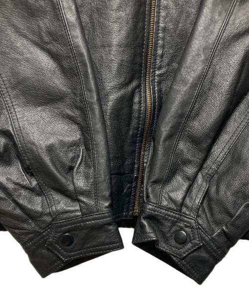 BURK`S BAY（バークズ ベイ）BURK`S BAY (バークズ ベイ) チェッカーフラッグレーシングジャケット ブラック サイズ:Lの古着・服飾アイテム