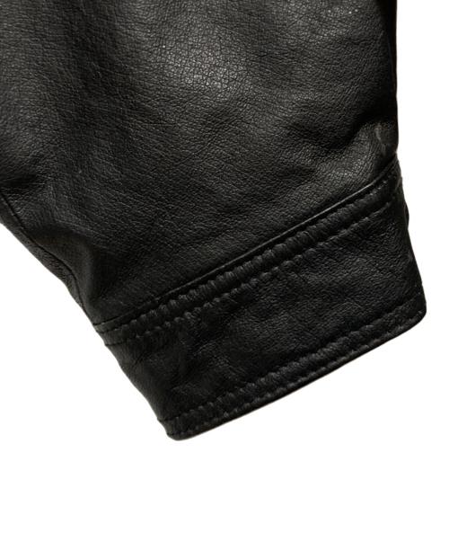 BURK`S BAY（バークズ ベイ）BURK`S BAY (バークズ ベイ) チェッカーフラッグレーシングジャケット ブラック サイズ:Lの古着・服飾アイテム