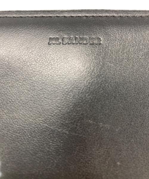 JIL SANDER（ジルサンダー）JIL SANDER (ジルサンダー) コンパクトウォレット ブラックの古着・服飾アイテム
