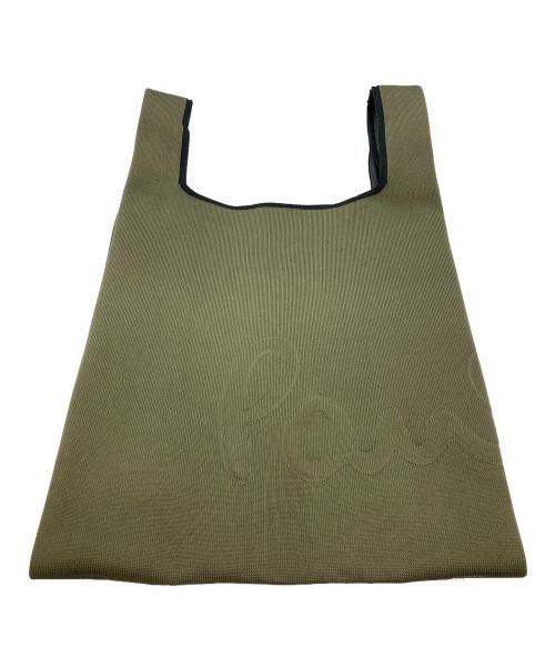 PAUL SMITH（ポールスミス）PAUL SMITH (ポールスミス) グラフィックニット トートバッグ カーキの古着・服飾アイテム