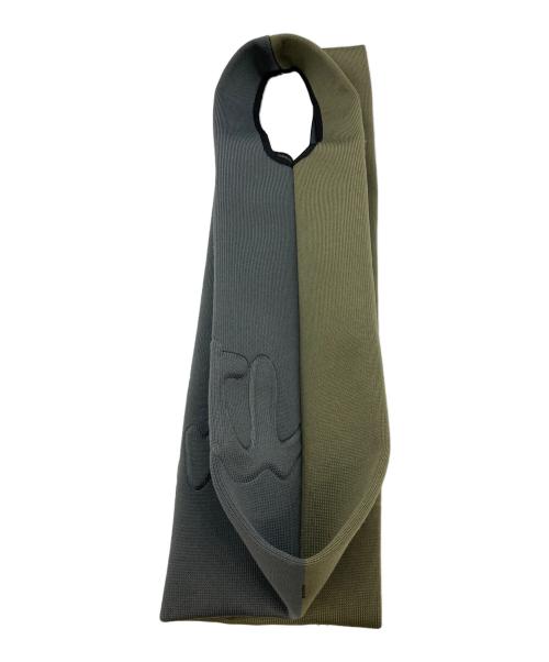 PAUL SMITH（ポールスミス）PAUL SMITH (ポールスミス) グラフィックニット トートバッグ カーキの古着・服飾アイテム