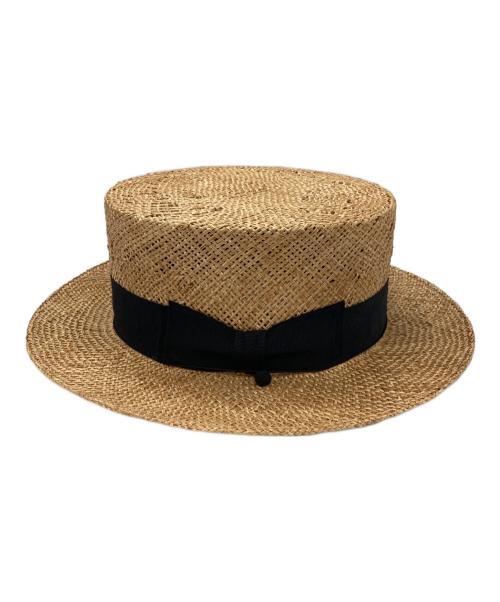 THE H.W.DOG&CO.（エイチダブリュードッグアンドコー）THE H.W.DOG&CO. (エイチダブリュードッグアンドコー) カンカン帽 ベージュの古着・服飾アイテム