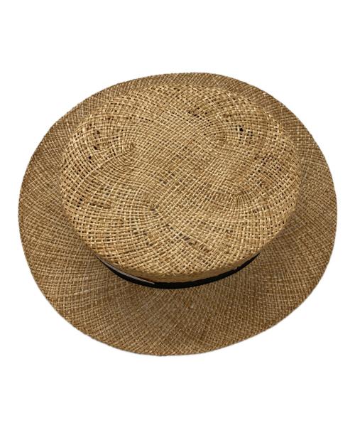 THE H.W.DOG&CO.（エイチダブリュードッグアンドコー）THE H.W.DOG&CO. (エイチダブリュードッグアンドコー) カンカン帽 ベージュの古着・服飾アイテム