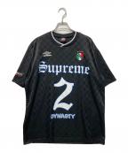 SUPREME×UMBROシュプリーム×アンブロ）の古着「Soccer Jersey」｜ブラック