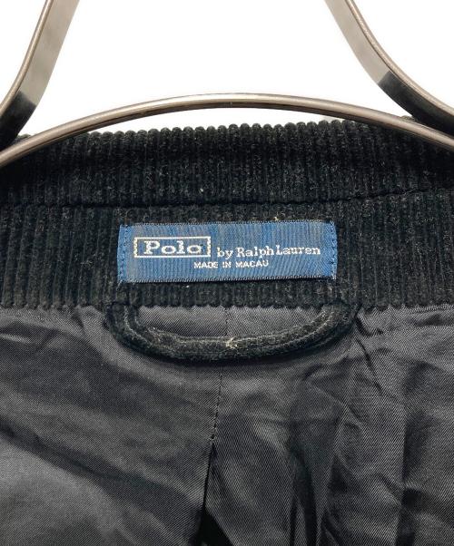 POLO RALPH LAUREN（ポロ・ラルフローレン）POLO RALPH LAUREN (ポロ・ラルフローレン) ビッグサイズコーデュロイジャケット ブラック サイズ:2XLの古着・服飾アイテム