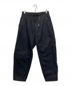 THE NORTHFACE PURPLELABELザ・ノースフェイス パープルレーベル）の古着「ストレッチツイル ワイドテーパードパンツ」｜ブラック