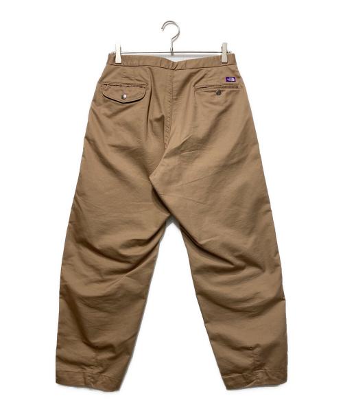 THE NORTHFACE PURPLELABEL（ザ・ノースフェイス パープルレーベル）THE NORTHFACE PURPLELABEL (ザ・ノースフェイス パープルレーベル) ストレッチツイル ワイドテーパードパンツ ベージュ サイズ:76㎝（W30）の古着・服飾アイテム
