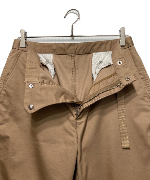 THE NORTHFACE PURPLELABEL（ザ・ノースフェイス パープルレーベル）THE NORTHFACE PURPLELABEL (ザ・ノースフェイス パープルレーベル) ストレッチツイル ワイドテーパードパンツ ベージュ サイズ:76㎝（W30）の古着・服飾アイテム