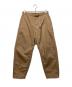 THE NORTHFACE PURPLELABEL（ザ・ノースフェイス パープルレーベル）の古着「ストレッチツイル ワイドテーパードパンツ」｜ベージュ