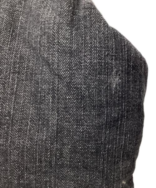 REMI RELIEF（レミレリーフ）REMI RELIEF (レミレリーフ) 裏地バンダナナチュラル加工ダウンベスト ブラック サイズ:Sの古着・服飾アイテム