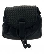 BOTTEGA VENETAボッテガベネタ）の古着「イントレチャート ミニ バックパック」｜ブラック