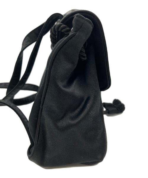 BOTTEGA VENETA（ボッテガベネタ）BOTTEGA VENETA (ボッテガベネタ) イントレチャート ミニ バックパック ブラックの古着・服飾アイテム